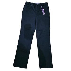 New Gloria Vanderbilt Amanda‎ Womens Black Jeans. SIZE 8